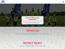 Tablet Screenshot of mnyouthsoccer.org